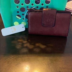 Maroon wallet. Charming Charlie